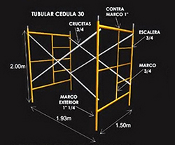 Andamio modelo estandar